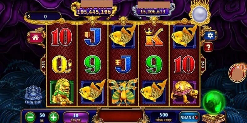 Bối cảnh game kho báu tứ linh TG88 huyền bí